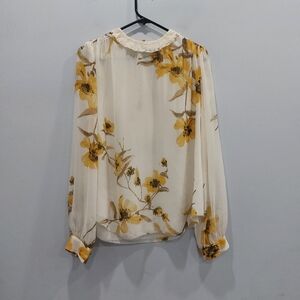 Aritzia Wilfred Paula Chiffon Blouse